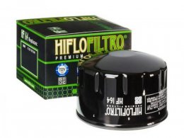 Filtre à huile Hiflofiltro HF164 (76x54mm) pièce pour Maxi-Scooter : BMW 600 SPORT 2012&gt;, 650 GT 2012&gt;, R 1200 GS, R 1200 R, R 1200 S, R 1200 ST, R 1200 RT, K 1600 GT