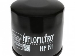 Filtre à huile Hiflofiltro HF191 (68x65mm) pièce pour Moto : TRIUMPH 600 DAYTONA, 800 BONNEVILLE, 955 TIGER, 955 SPEED-TRIPLE, PEUGEOT 400 METROPOLIS 2013&gt;