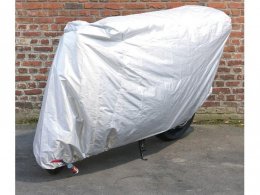 Housse de protection en polyester 70 deniers (230x100x125cm) (élastiques + sangle + oeillets) pour moto