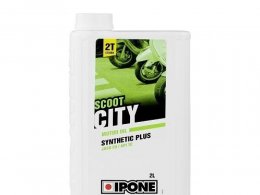 Huile Ipone 2 temps scoot city semi-synthèse vendu en 2L pièce pour Scooter, Mécaboite, Mobylette, Moto, Quad, Maxi Scooter