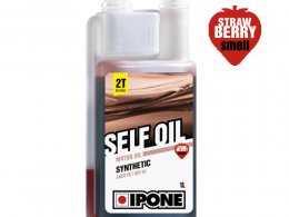 Huile self oil fraise semi-synthèse ipone pour 2t scooter 50 à boite cyclomoteur moto ... * Prix spécial !