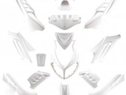 Kit carrosserie blanc (15 pièces) marque Tun'r pour scooter peugeot speedfight 2