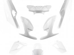 Kit carrosserie blanc (8 pièces) marque Tun'r pour scooter 50-125 peugeot speedfight 4