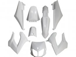 Kit carrosserie carénage blanc pour 50 a boite derbi senda drd x-treme x-race 1994 à 2010 (8 pièces) * Prix spécial !