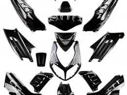 Kit carrosserie noir (15 pièces) marque Tun'r pour scooter peugeot speedfight 2