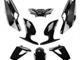 Kit carrosserie noir (8 pièces) marque Tun'r pour scooter 50-125 peugeot speedfight 4