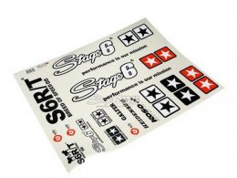 Kit d'autocollants/stickers A2 Stage 6 "MKII" couleur Noir