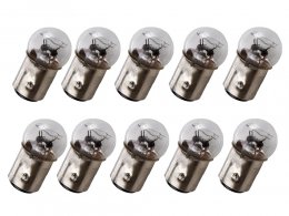Lampes/ampoules culot BAY15D 12V 23/8W standard blanc (Boite de 10) * Déstockage !