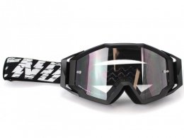 Masque / lunette cross marque NoEnd pour moto 7.2 cracked series couleur noir
