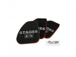 Mousse de filtre à air d'origine marque Stage 6 "Double Sponge" origine pour Peugeot Speedfight / Trekker