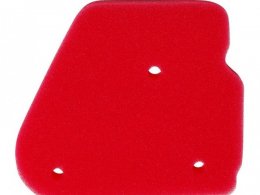 Mousse filtre à air rouge pour scooter mbk nitro, ovetto / yamaha aerox, neos / aprilia sr 1994>2000 / malaguti f10, f12, f15