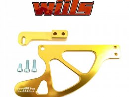 Protection de disque arrière WIILS anodisé OR pour motocross Yamaha YZ/F *Déstockage !