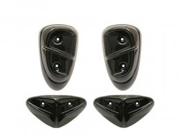 Protections / pads latérales x4 noir pour carrosserie Tun'r pour scooter stunt / slider