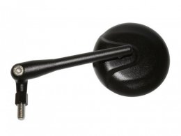 Rétroviseur magazi msc03 universel alu noir mat tige alu diamètre 10mm avec adaptateur gauche ou droit pour maxi scooter (homologué CE)
