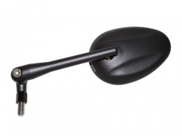 Rétroviseur magazi msc04 universel alu gris fusil tige alu diamètre 10mm avec adaptateur gauche ou droit pour maxi scooter (homologué CE)