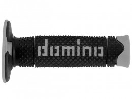 Revêtements poignée 120mm marque Domino cross bi-composants couleur noir / gris a260