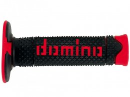 Revêtements poignée 120mm marque Domino cross bi-composants couleur noir / rouge a260