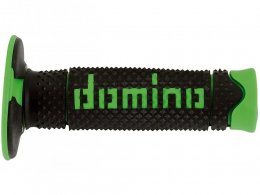Revêtements poignée 120mm marque Domino cross bi-composants couleur noir / vert a260