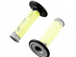 Revêtements poignees marque ProGrip 788 gris / jaune fluo / noir triple densite 115mm