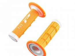 Revêtements poignees marque ProGrip 791 blanc / orange fluo double densite 115mm
