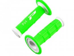 Revêtements poignees marque ProGrip 791 blanc / vert fluo double densite 115mm