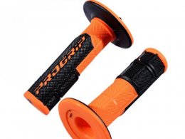 Revêtements poignees marque ProGrip 801 noir / orange fluo double densite 115mm