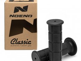 Revêtements poignées x2 marque NoEnd Classic pour moto drop couleur noir