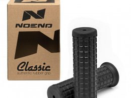 Revêtements poignées x2 marque NoEnd Classic pour moto speed couleur noir