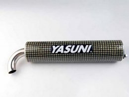 Silencieux / cartouche kevlar (diamètre 60mm - 2 vis) marque Yasuni pour scooter