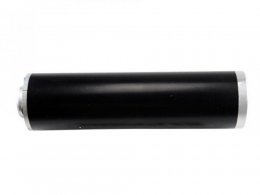 Silencieux / cartouche mobylette er1 noir diamètre 60mm marque Doppler pour moto yasuni / bidalot / tecnigas