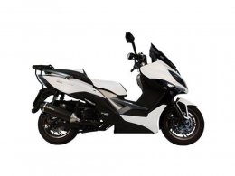 Silencieux Leovince SBK Nero pour maxiscooter Kymco Xciting 400 13/14