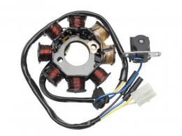 Stator allumage pour scooter chinois gy6 139qmb 4t, peugeot kisbee, vclic * Prix spécial !