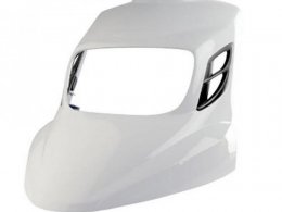 Tablier avant / face avant marque BCD pour scooter booster / bw's après 2004 blanc new design avec prise d'air