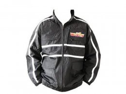 Veste de pluie noir à capuche Wiils taille S pour moto *Prix discount !