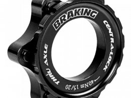 Adaptateur Disque 6 trous Braking Centerlock axe Ã15/20mm noir