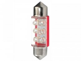 Ampoules Ã  LED flux rouge C5W 12V 0.37W