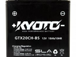 Batterie Kyoto GTX20CH-BS SLA AGM prÃªte Ã  l'emploi