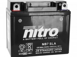 Batterie Nitro NB7 12V 8Ah prÃªte Ã  lâemploi