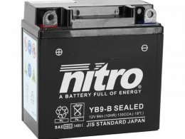 Batterie Nitro NB9-B 12V 9Ah prÃªte Ã  lâemploi