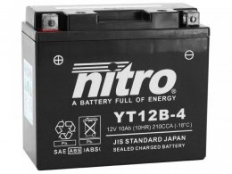 Batterie Nitro NT12B-4 12V 10Ah prÃªte Ã  lâemploi