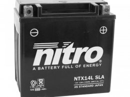 Batterie Nitro NTX14L 12V 12Ah prÃªte Ã  lâemploi