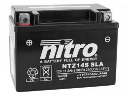Batterie Nitro NTZ14S 12V 11,2Ah prÃªte Ã  lâemploi