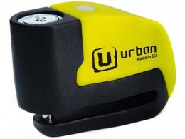 Bloque disque Urban Alarm Ã6mm jaune/noir avec avertisseur LED