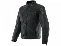 Blouson cuir Dainese Atlas noir