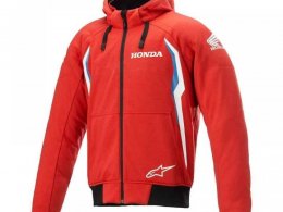 Blouson textile Alpinestars/Honda Chrome V2 Sport  bright rouge/bleu-