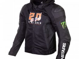 Blouson textile Alpinestars Zaca Air Fabio Quartararo 20 Monster noir/