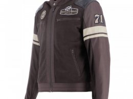 Blouson textile/cuir Helstons Revolte Air marron