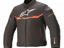 Blouson textile enfant Alpinestars T-SP S waterproof noir/rouge fluo-