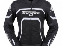 Blouson textile femme Furygan Mystic Evo Vented noir/blanc