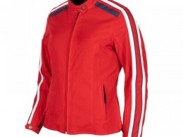 Blouson textile femme Helstons Jade rouge